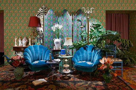 gucci decor piantana|gucci interior design.